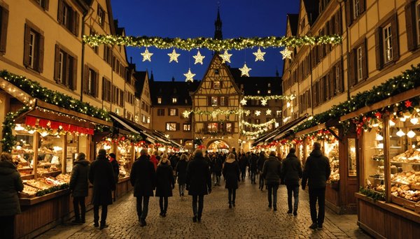 Vivez l'enchantement des marchés de noël en alsace
